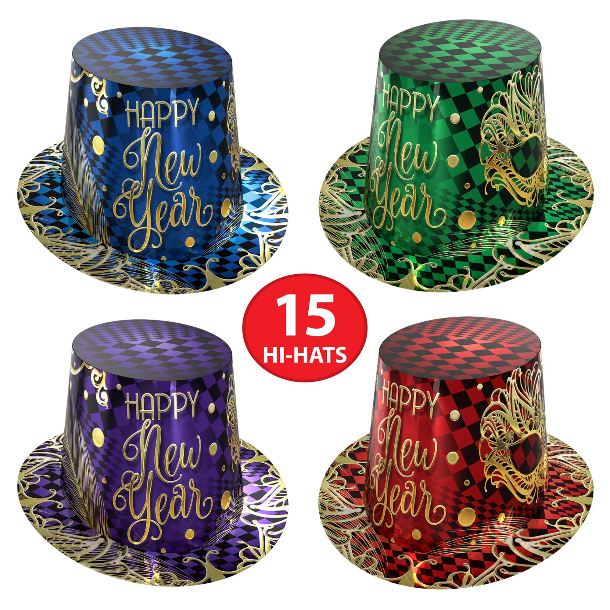 Beistle Midnight Masquerade Party Favor Kit for 50